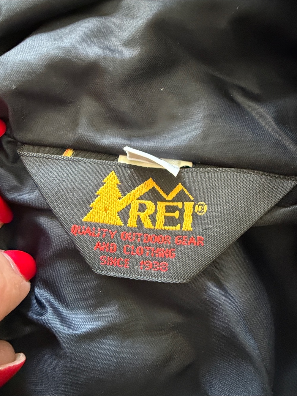 VINTAGE REI BLACK WATERPROOF RAIN PANTS Windbreaker Gorpcore Unisex Size Medium - Picture 6 of 13